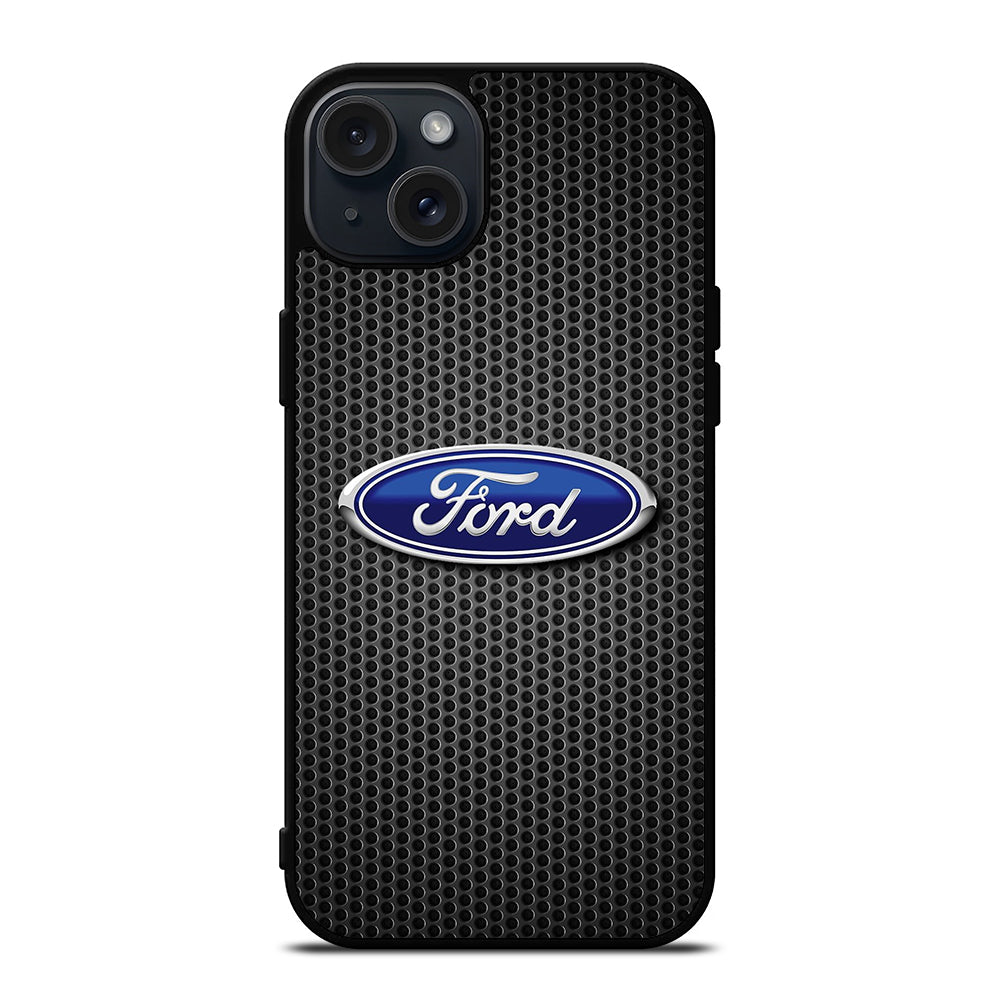 FORD METAL LOGO 2 iPhone 15 Plus Case Cover