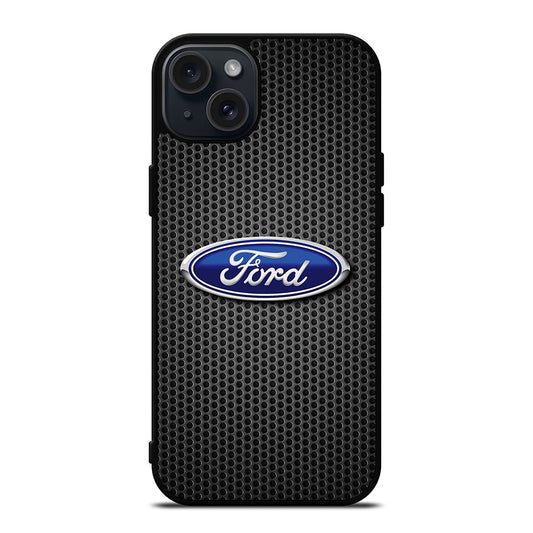 FORD METAL LOGO 2 iPhone 15 Plus Case Cover
