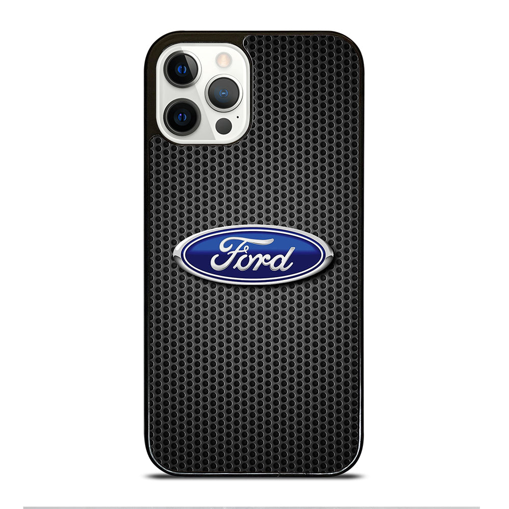 FORD METAL LOGO 2 iPhone 12 Pro Case Cover