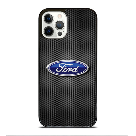 FORD METAL LOGO 2 iPhone 12 Pro Case Cover