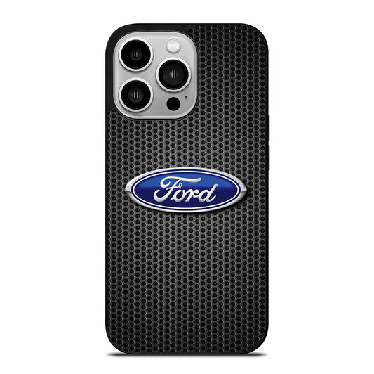 FORD METAL LOGO 2 iPhone 14 Pro Case Cover