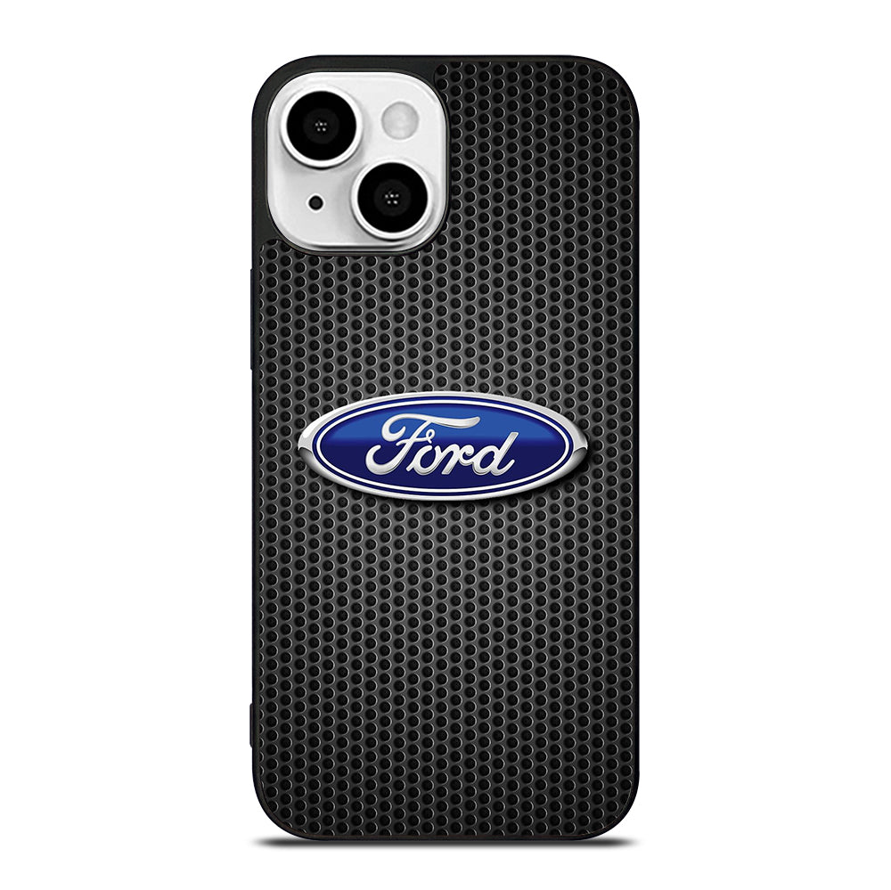 FORD METAL LOGO 2 iPhone 13 Mini Case Cover