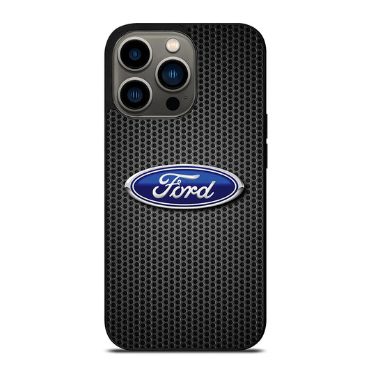 FORD METAL LOGO 2 iPhone 13 Pro Case Cover