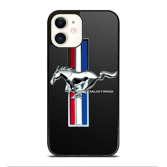 FORD MUSTANG GT CARBON ICON iPhone 12 Case Cover