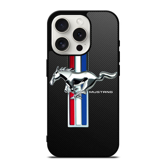 FORD MUSTANG GT CARBON ICON iPhone 15 Pro Case Cover