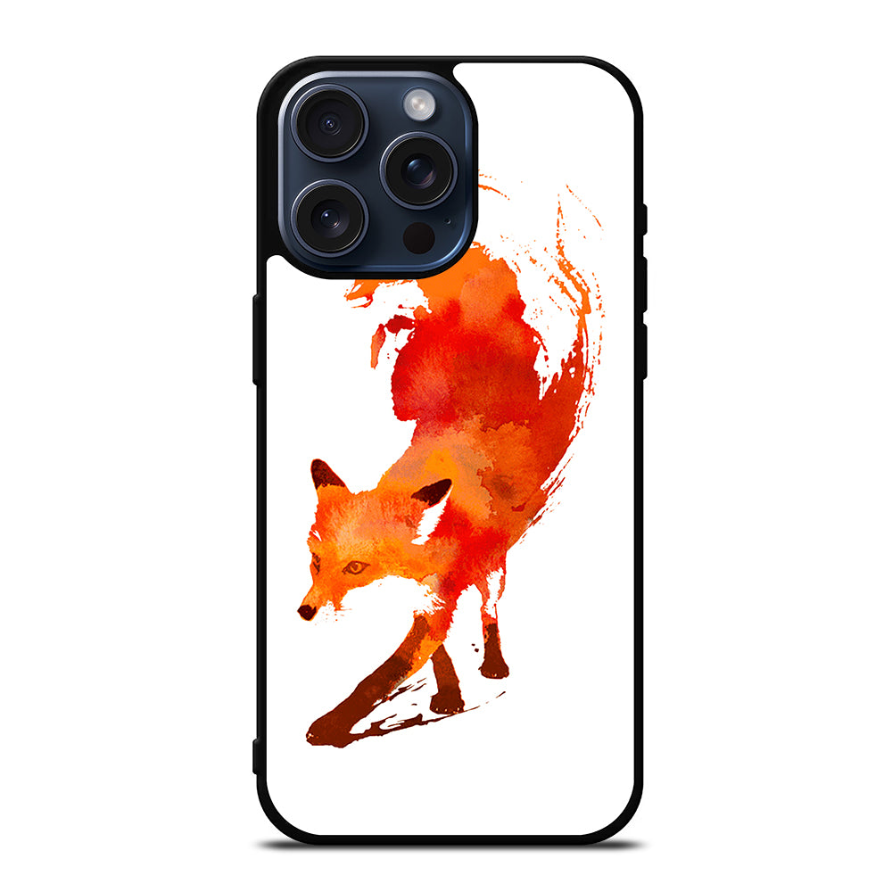 FOX VULPES SPLASH ART iPhone 15 Pro Max Case Cover