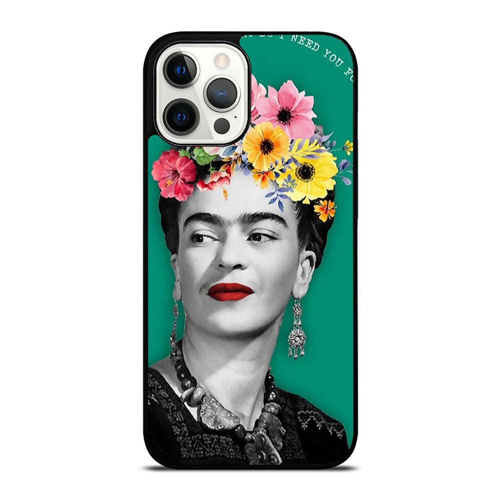 FRIDA KAHLO FACE ART iPhone 12 Pro Max Case Cover