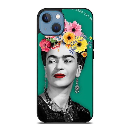 FRIDA KAHLO FACE ART iPhone 13 Case Cover
