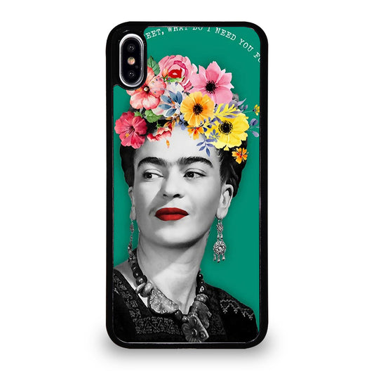 FRIDA KAHLO FACE ART iPhone XS Max Case Cover