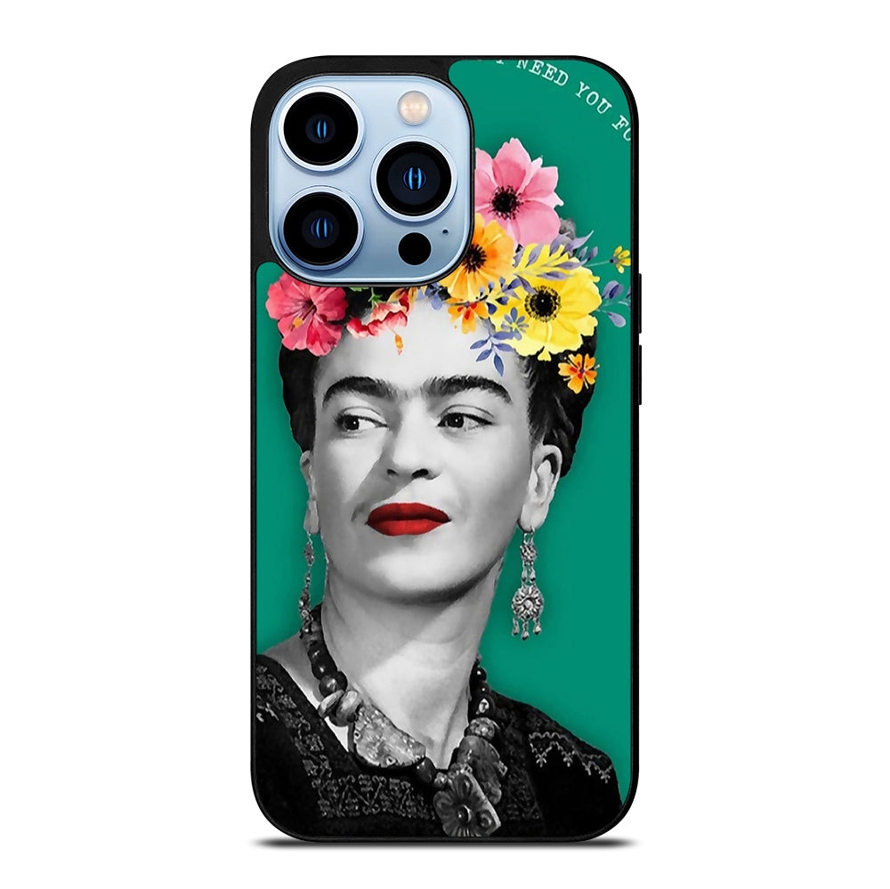 FRIDA KAHLO FACE ART iPhone 13 Pro Max Case Cover
