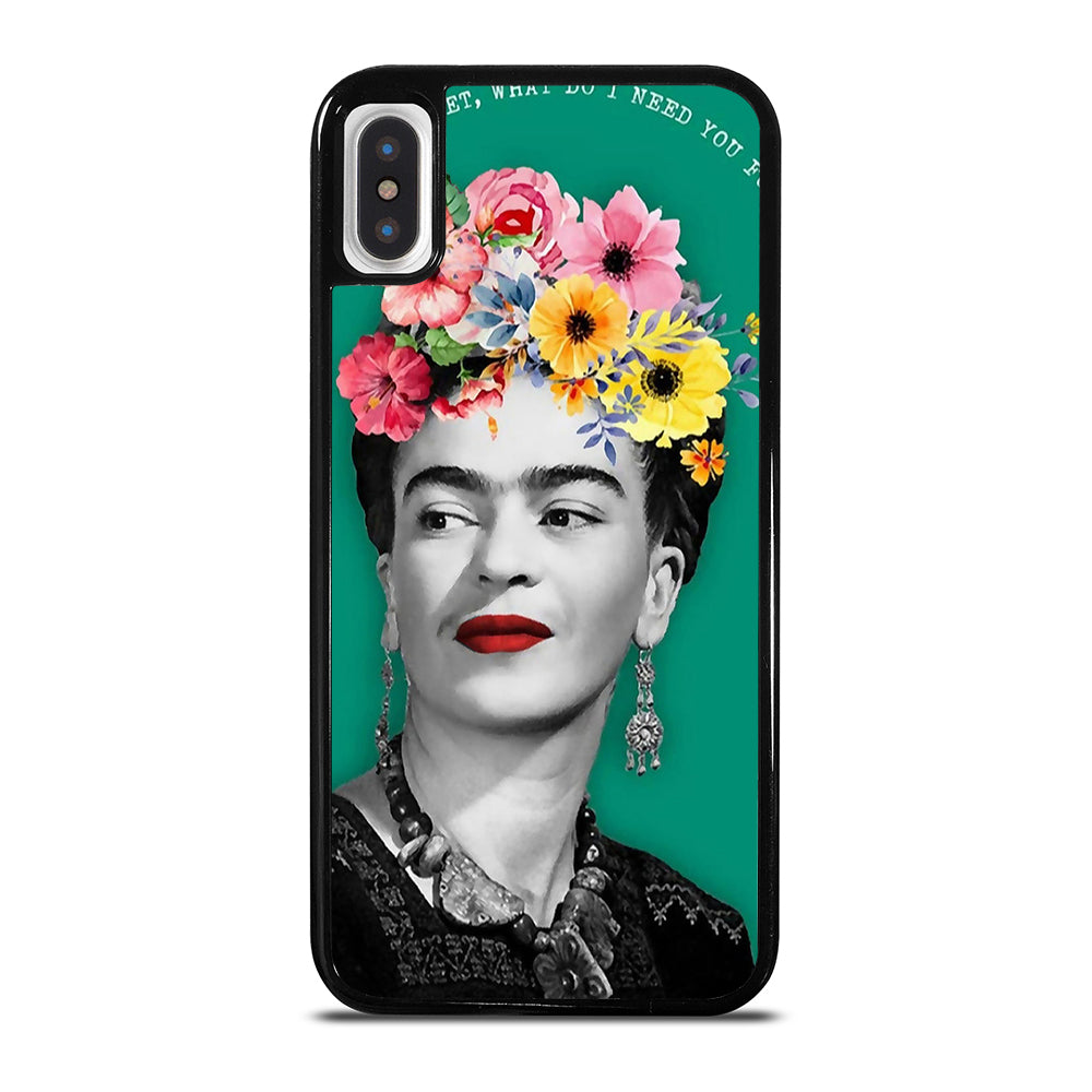 FRIDA KAHLO FACE ART iPhone X / XS Case Cover