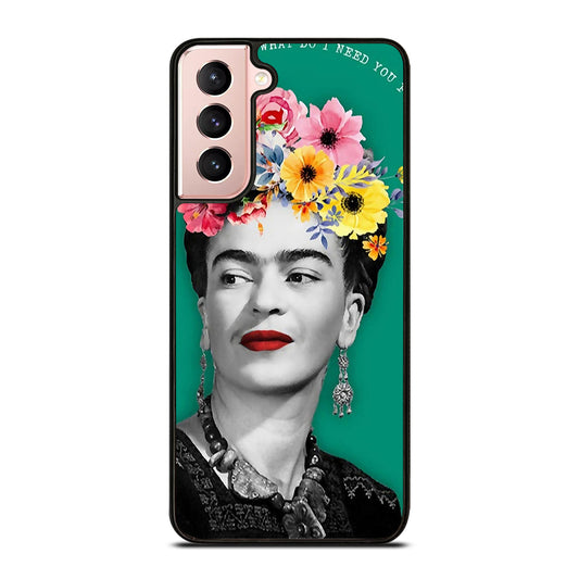 FRIDA KAHLO FACE ART Samsung Galaxy S21 Case Cover