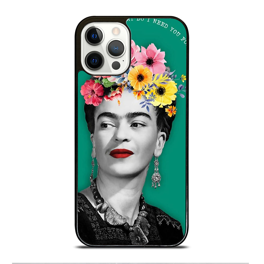 FRIDA KAHLO FACE ART iPhone 12 Pro Case Cover