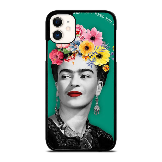 FRIDA KAHLO FACE ART iPhone 11 Case Cover