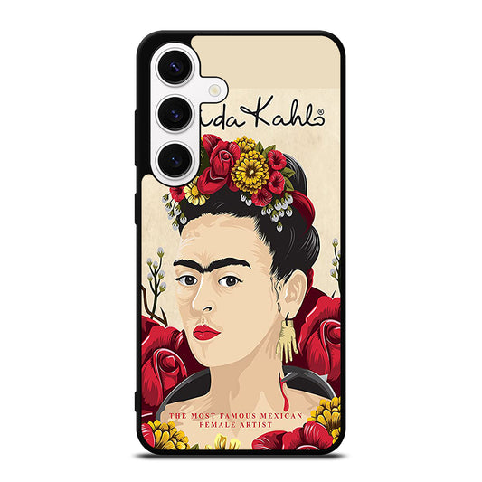 FRIDA KAHLO FLOWER Samsung Galaxy S24 Case Cover