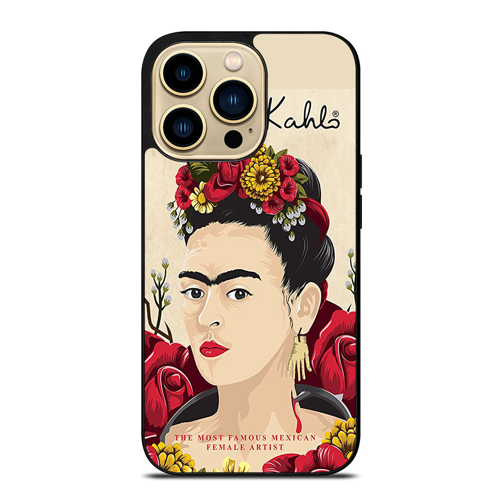 FRIDA KAHLO FLOWER iPhone 14 Pro Max Case Cover