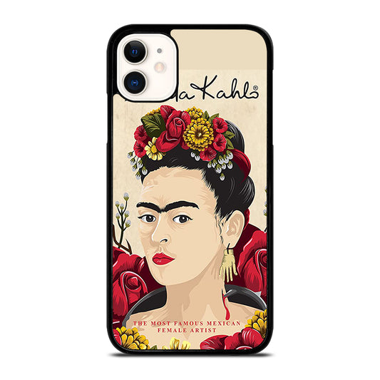 FRIDA KAHLO FLOWER iPhone 11 Case Cover