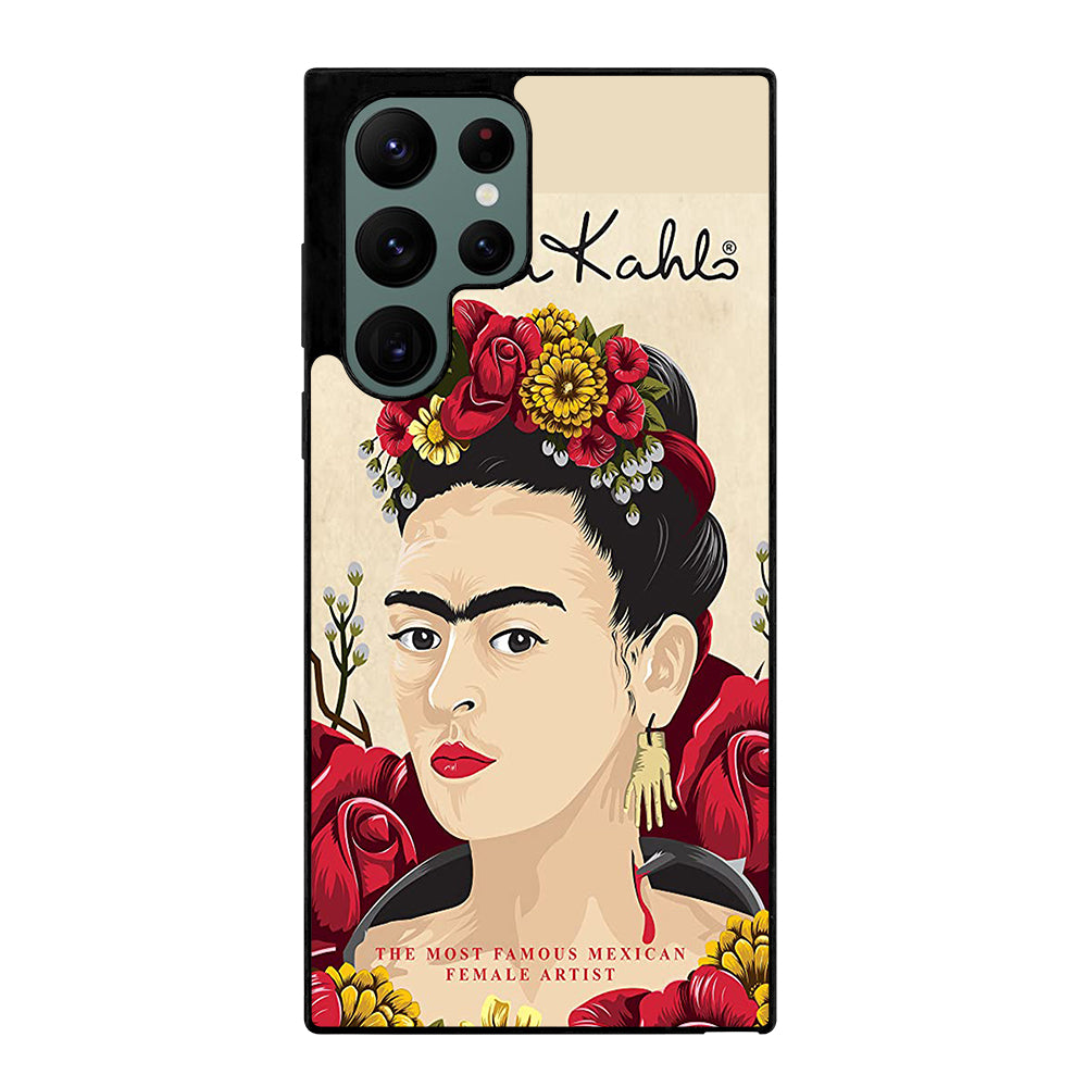 FRIDA KAHLO FLOWER Samsung Galaxy S22 Ultra Case Cover
