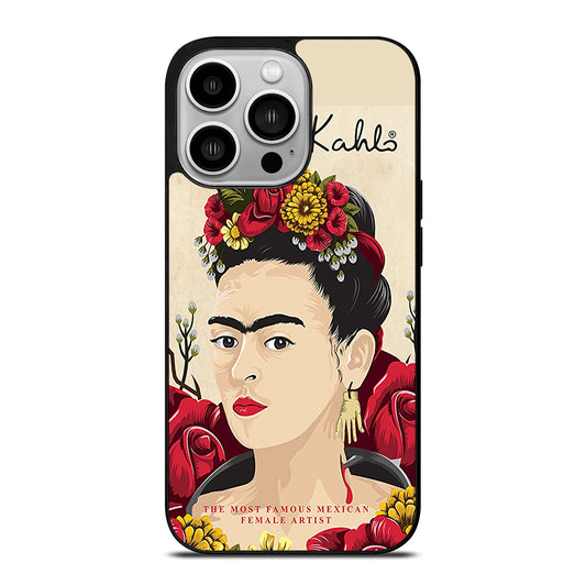FRIDA KAHLO FLOWER iPhone 14 Pro Case Cover