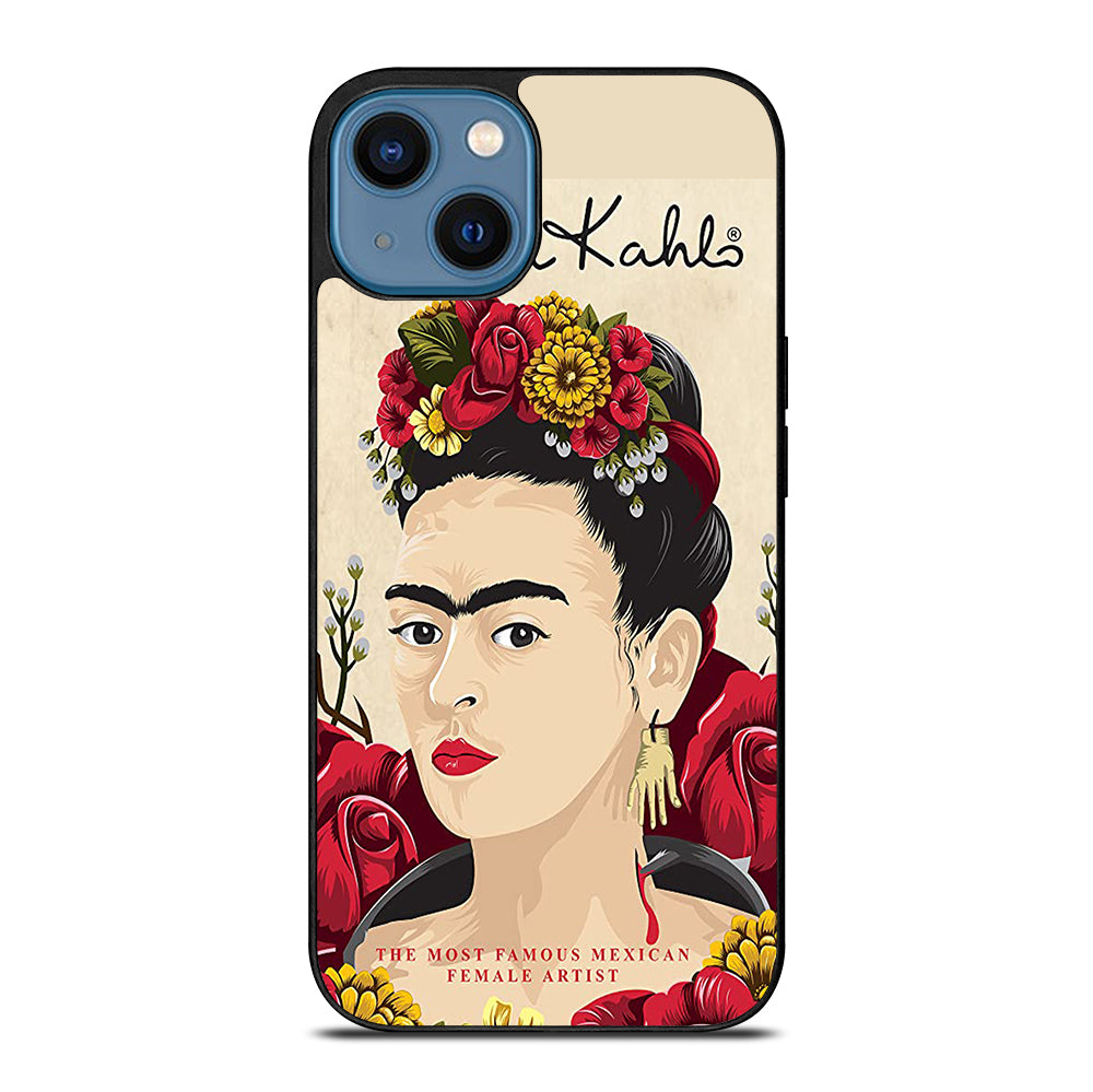 FRIDA KAHLO FLOWER iPhone 14 Case Cover