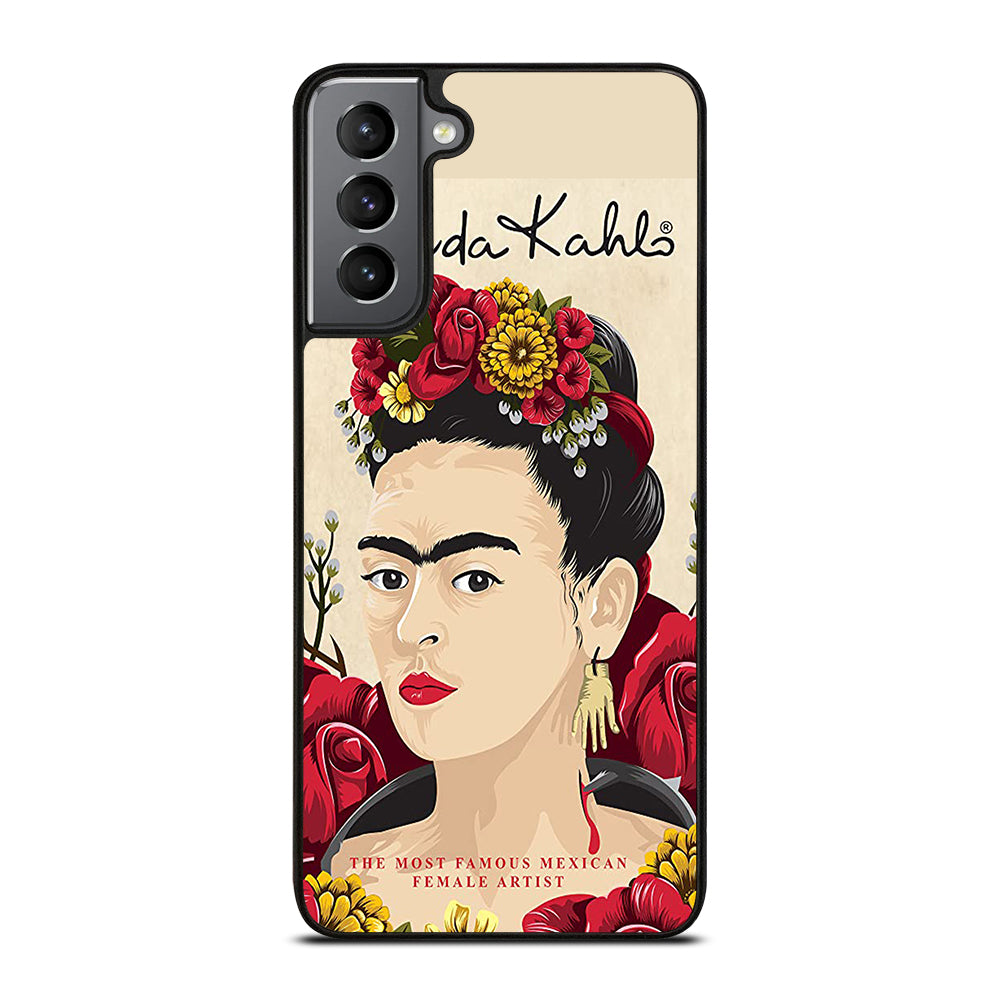 FRIDA KAHLO FLOWER Samsung Galaxy S21 Plus Case Cover