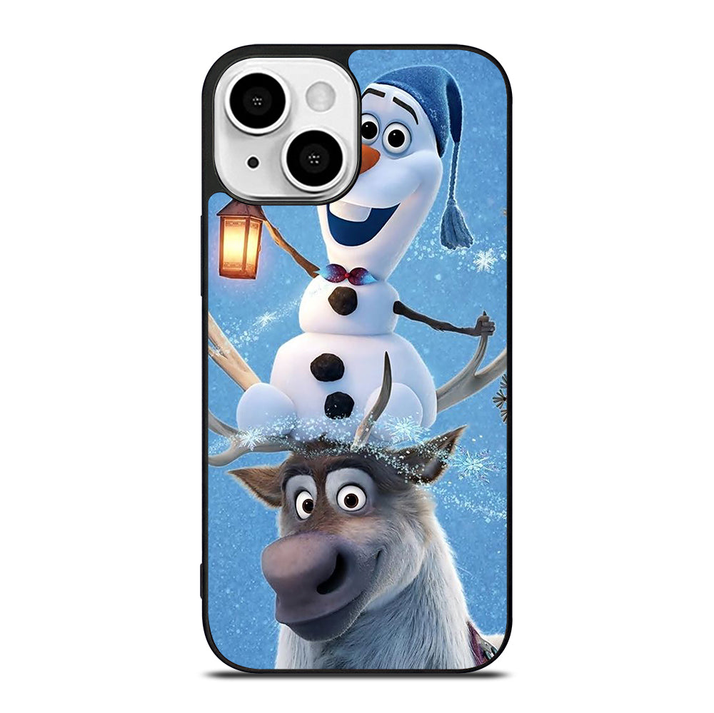FROZEN OLAF AND SVEN CARTOON iPhone 13 Mini Case Cover