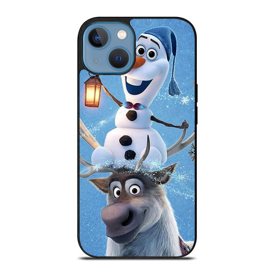 FROZEN OLAF AND SVEN CARTOON iPhone 13 Case Cover