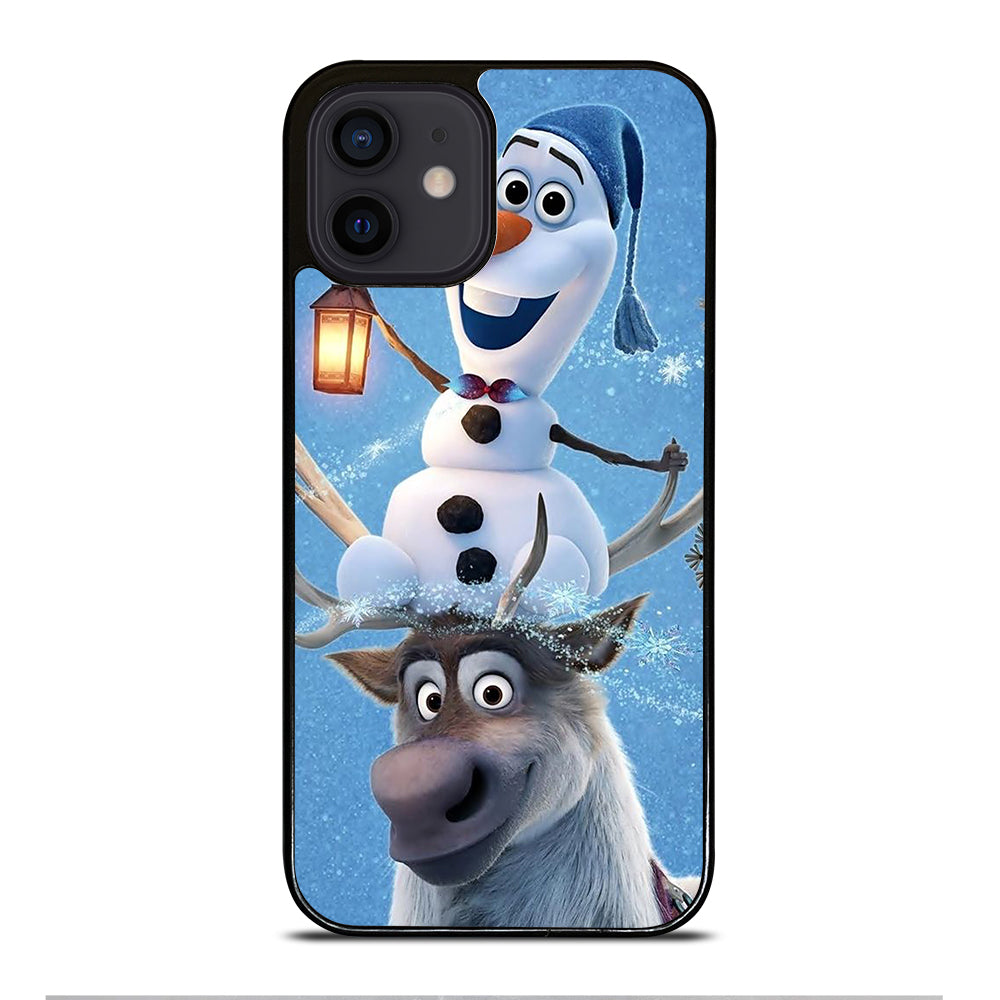 FROZEN OLAF AND SVEN CARTOON iPhone 12 Mini Case Cover