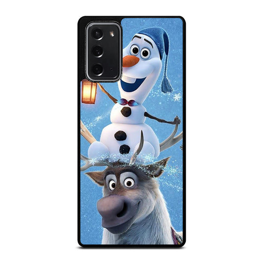 FROZEN OLAF AND SVEN CARTOON Samsung Galaxy Note 20 Case Cover