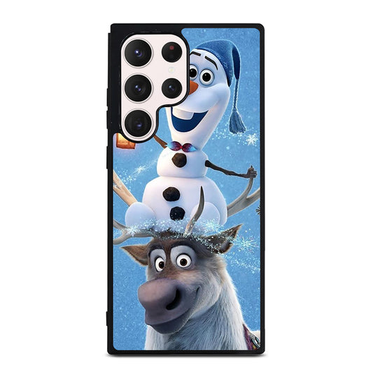 FROZEN OLAF AND SVEN CARTOON Samsung Galaxy S23 Ultra Case Cover