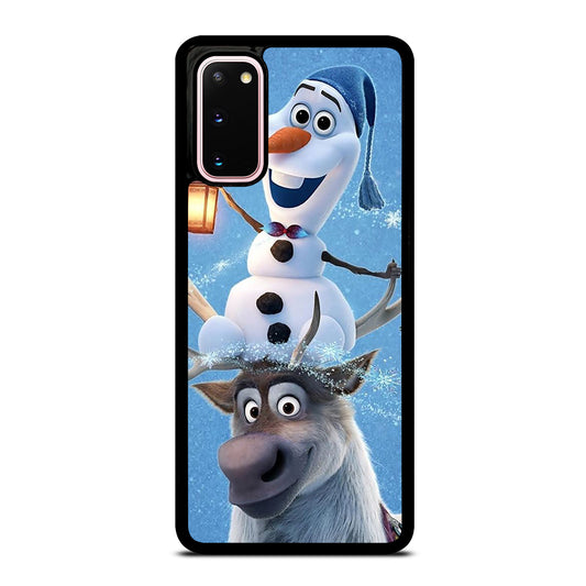 FROZEN OLAF AND SVEN CARTOON Samsung Galaxy S20 Case Cover