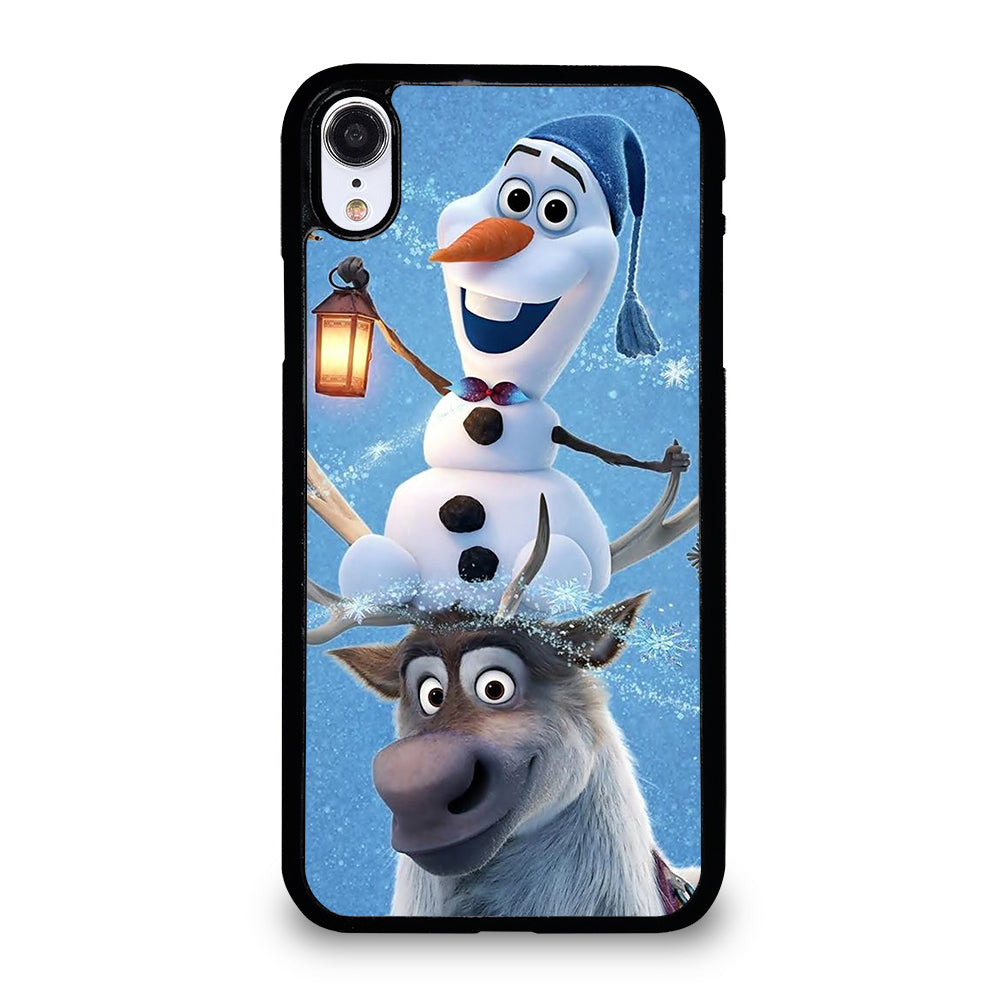 FROZEN OLAF AND SVEN CARTOON iPhone XR Case Cover