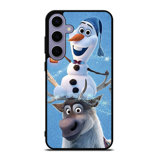 FROZEN OLAF AND SVEN CARTOON Samsung Galaxy S24 Plus Case Cover