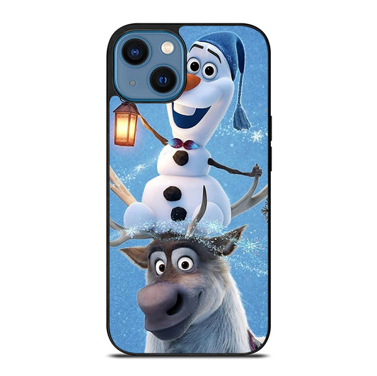 FROZEN OLAF AND SVEN CARTOON iPhone 14 Case Cover