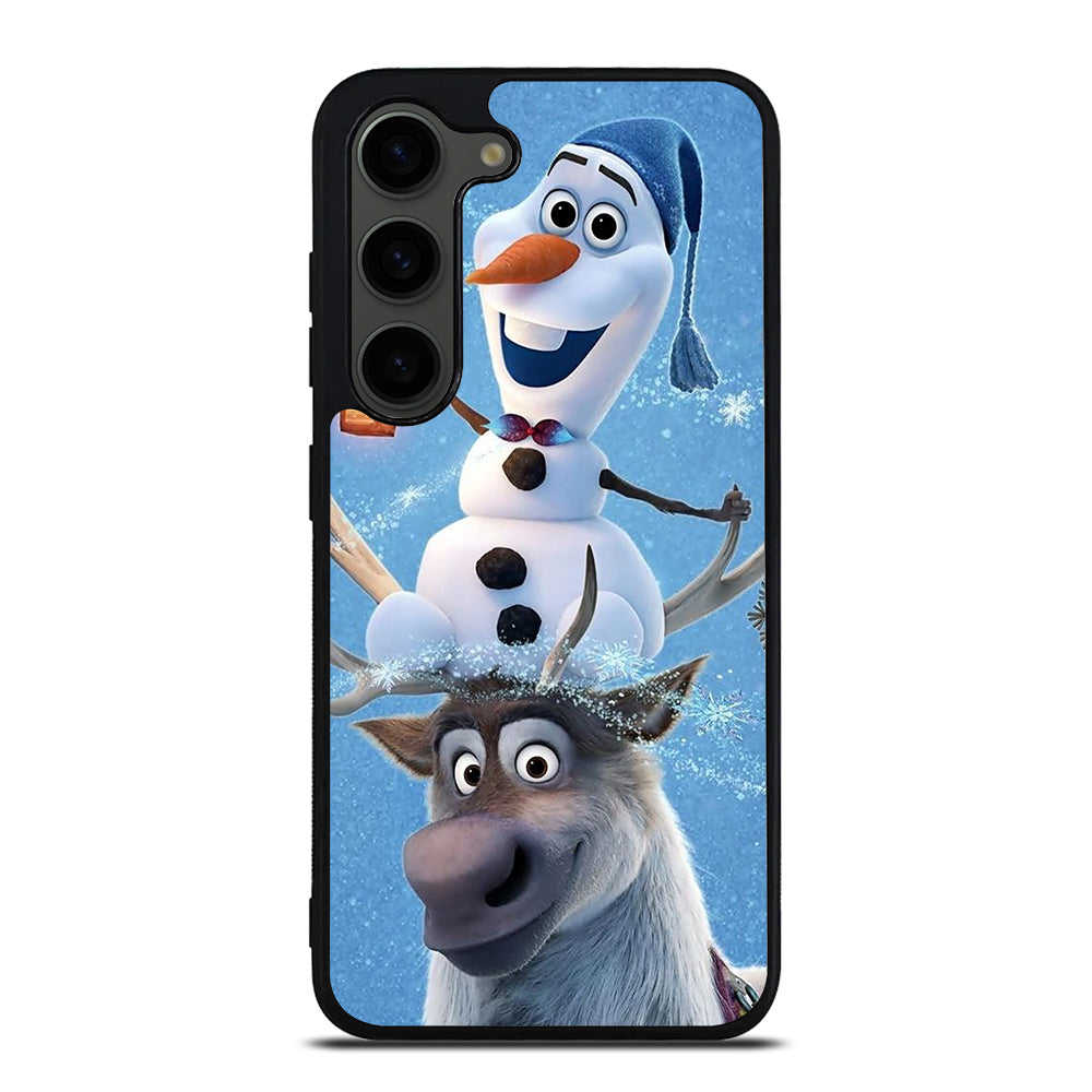 FROZEN OLAF AND SVEN CARTOON Samsung Galaxy S23 Plus Case Cover