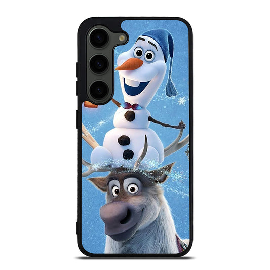 FROZEN OLAF AND SVEN CARTOON Samsung Galaxy S23 Plus Case Cover