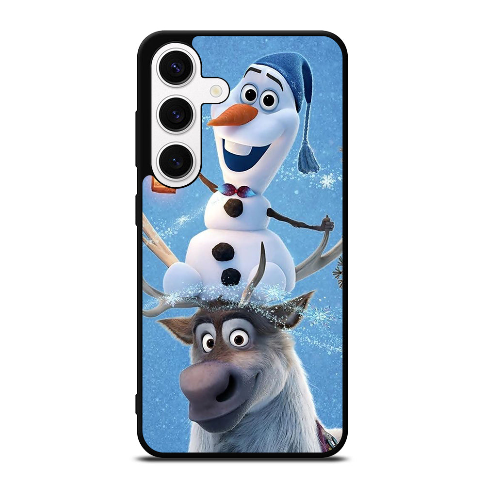 FROZEN OLAF AND SVEN CARTOON Samsung Galaxy S24 Case Cover