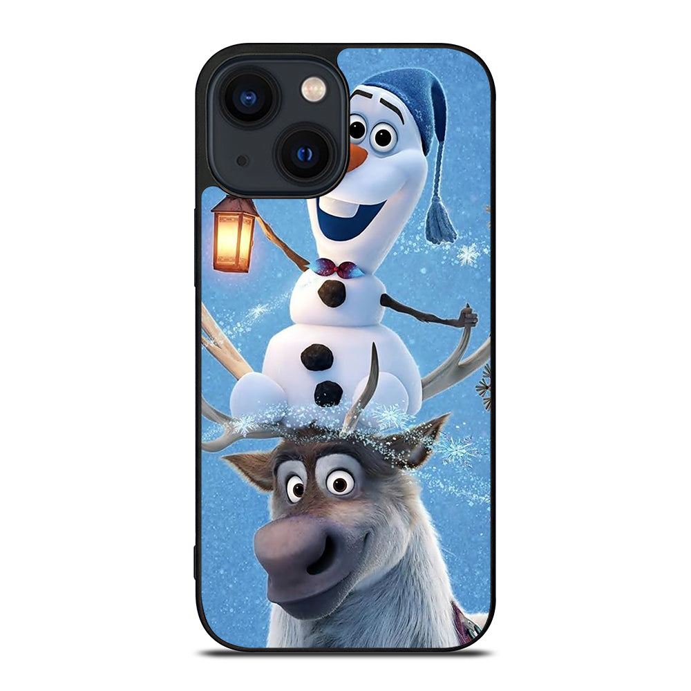 FROZEN OLAF AND SVEN CARTOON iPhone 14 Plus Case Cover