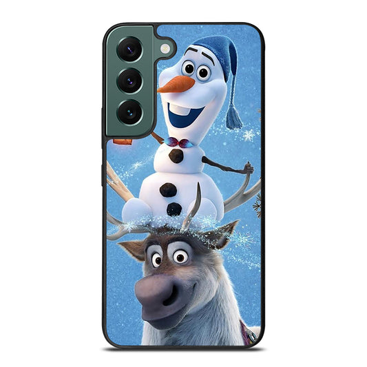 FROZEN OLAF AND SVEN CARTOON Samsung Galaxy S22 Case Cover