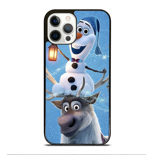 FROZEN OLAF AND SVEN CARTOON iPhone 12 Pro Case Cover