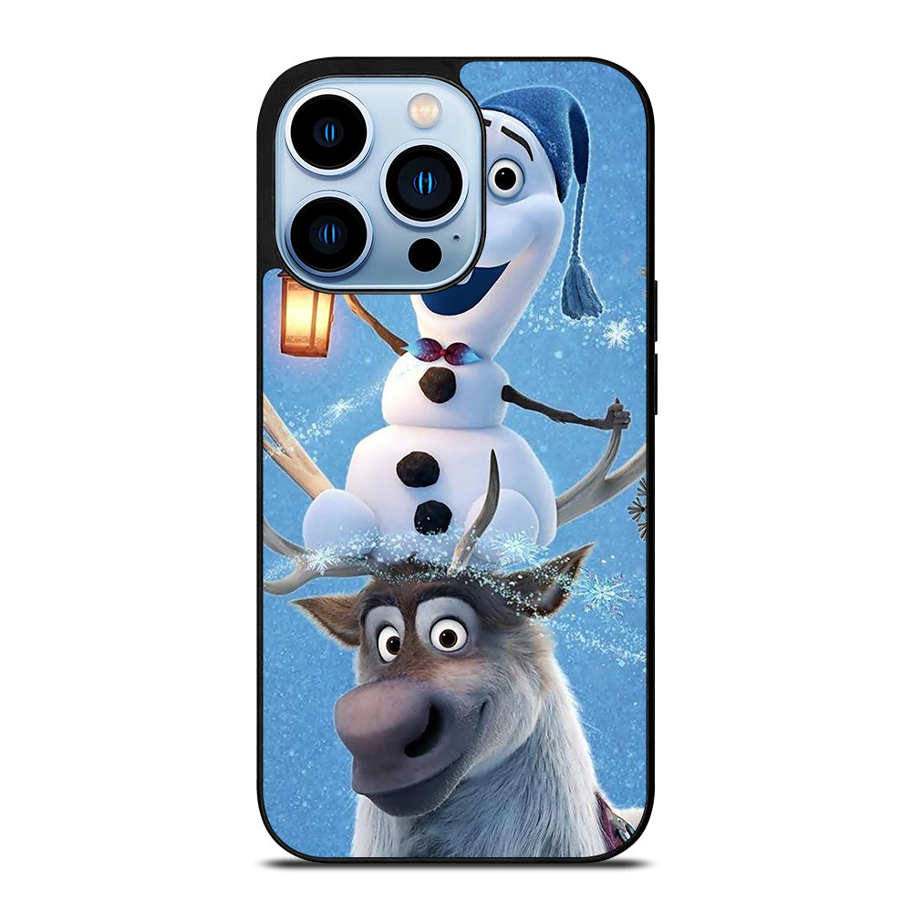FROZEN OLAF AND SVEN CARTOON iPhone 13 Pro Max Case Cover