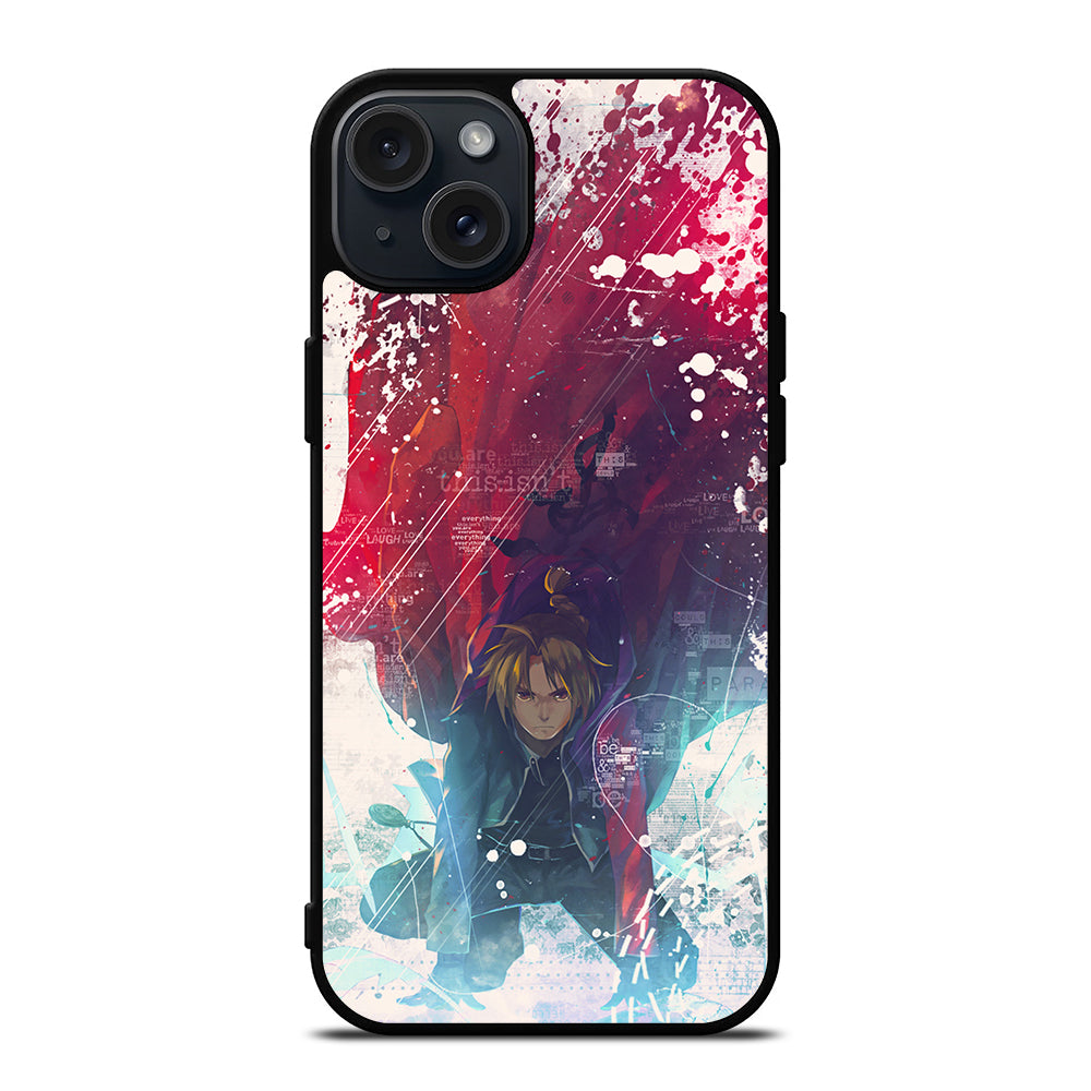 FULLMETAL ALCHEMIST EDWARD ELRIC iPhone 15 Plus Case Cover