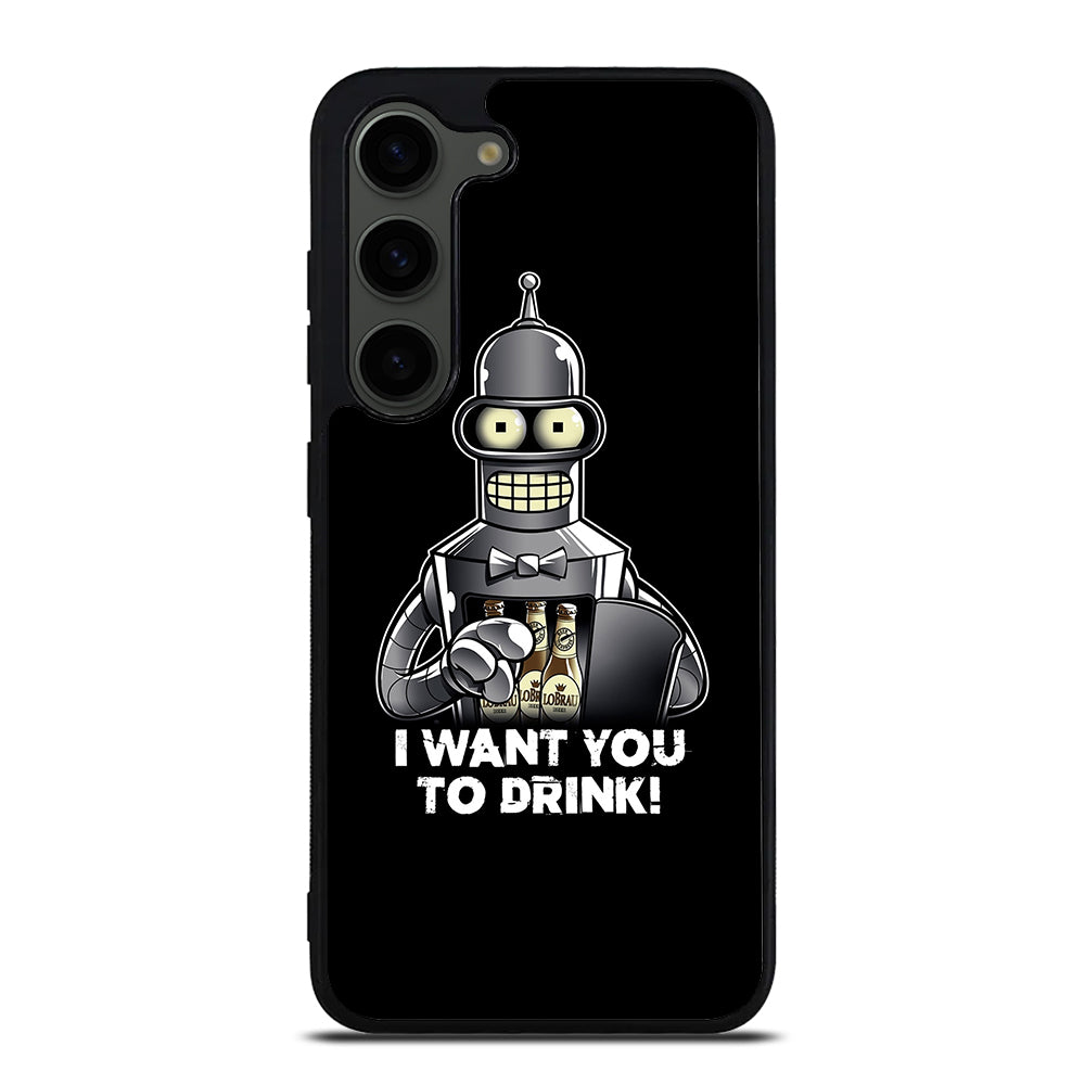 FUTURAMA BENDER QUOTE 2 Samsung Galaxy S23 Plus Case Cover
