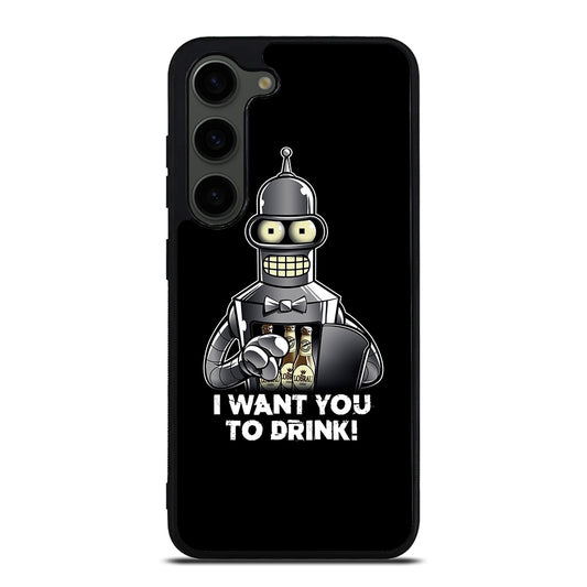 FUTURAMA BENDER QUOTE 2 Samsung Galaxy S23 Plus Case Cover