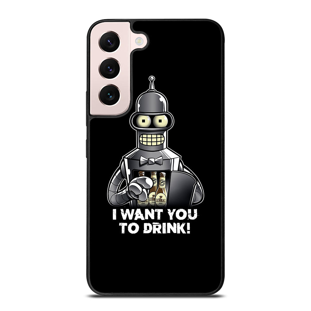 FUTURAMA BENDER QUOTE 2 Samsung Galaxy S22 Plus Case Cover