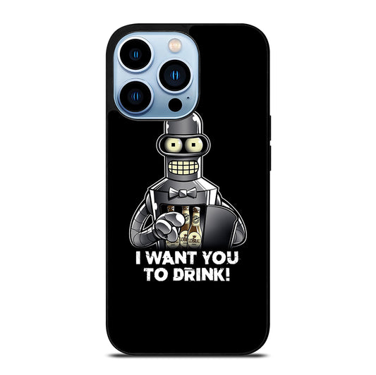 FUTURAMA BENDER QUOTE 2 iPhone 13 Pro Max Case Cover
