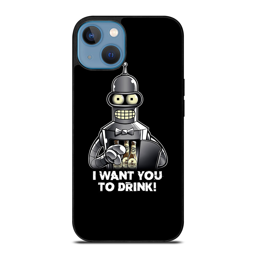 FUTURAMA BENDER QUOTE 2 iPhone 13 Case Cover