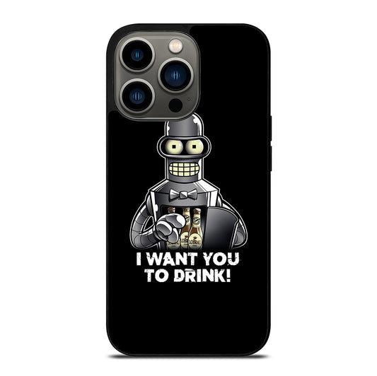FUTURAMA BENDER QUOTE 2 iPhone 13 Pro Case Cover