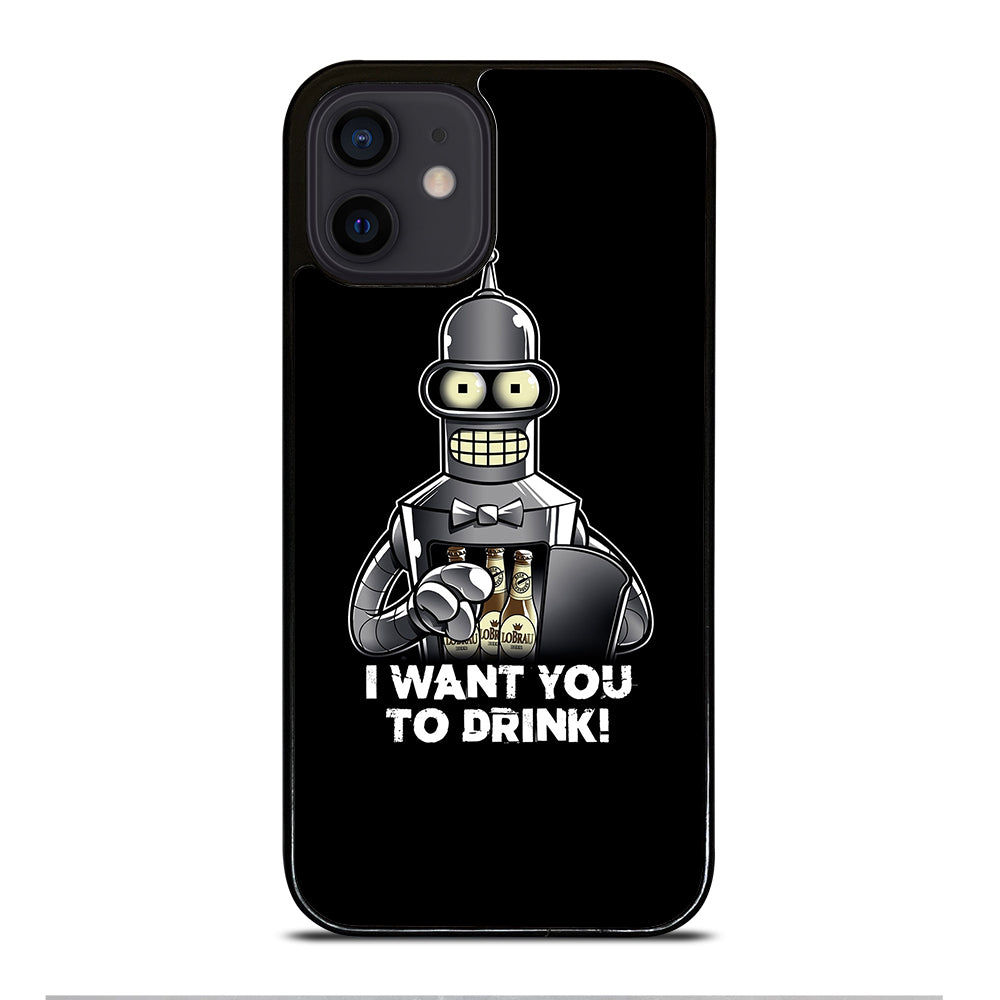 FUTURAMA BENDER QUOTE 2 iPhone 12 Mini Case Cover