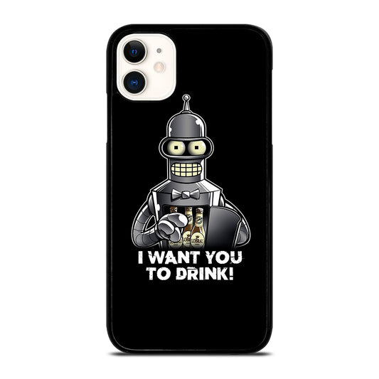 FUTURAMA BENDER QUOTE 2 iPhone 11 Case Cover